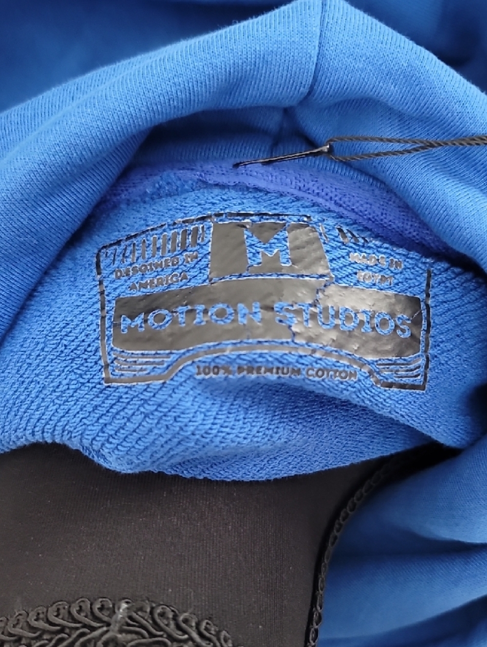 NWT Motion Studios Royal Blue Progress Hoodie - Picture 6 of 11